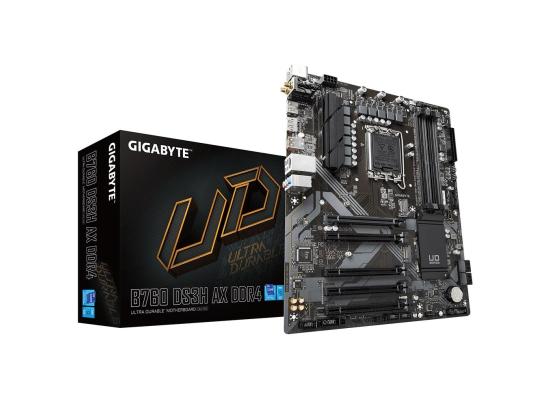 GIGABYTE B760 DS3H AX (WiFi 6E) – Intel 13th/12th Gen ATX Gaming Motherboard, LGA 1700, DDR4, PCIe 4.0, Dual M.2